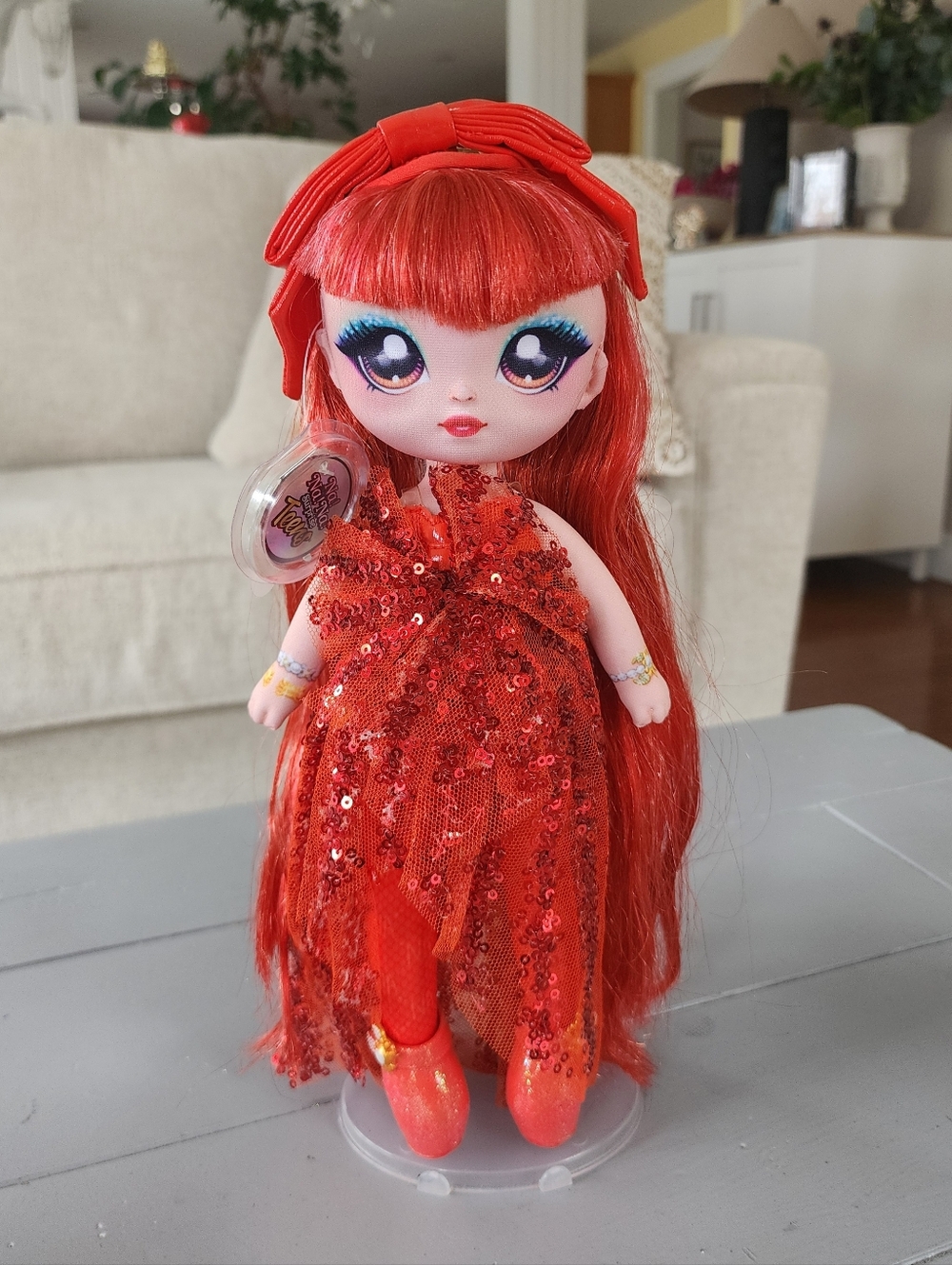 🦀 Na Na Na Surprise Teens Claudia Pincer Plush Red Crab MGA 12" Fashion Doll